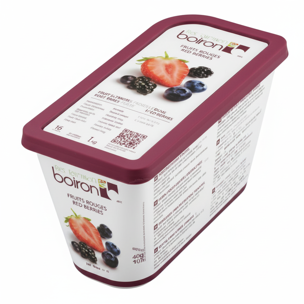 Frozen red berries puree Boiron